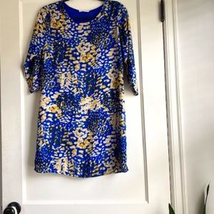 Vestique Blue and Yellow Dress - S / M